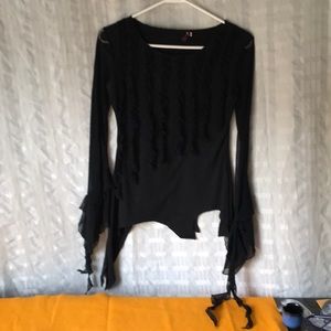 Zero time cotton stunning top Sz S